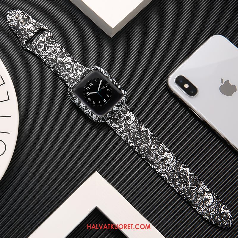 Apple Watch Series 1 Kuoret Painatus Tide-brändi, Apple Watch Series 1 Kuori Musta Suojaus