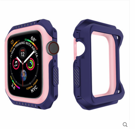 Apple Watch Series 1 Kuoret Suojaus Murtumaton, Apple Watch Series 1 Kuori Silikoni Sininen