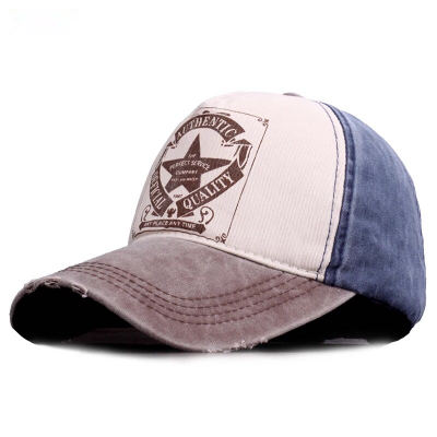 Hattu Miesten Naisille Kudos Korkki, Hattu Vintage Denimissä Blau