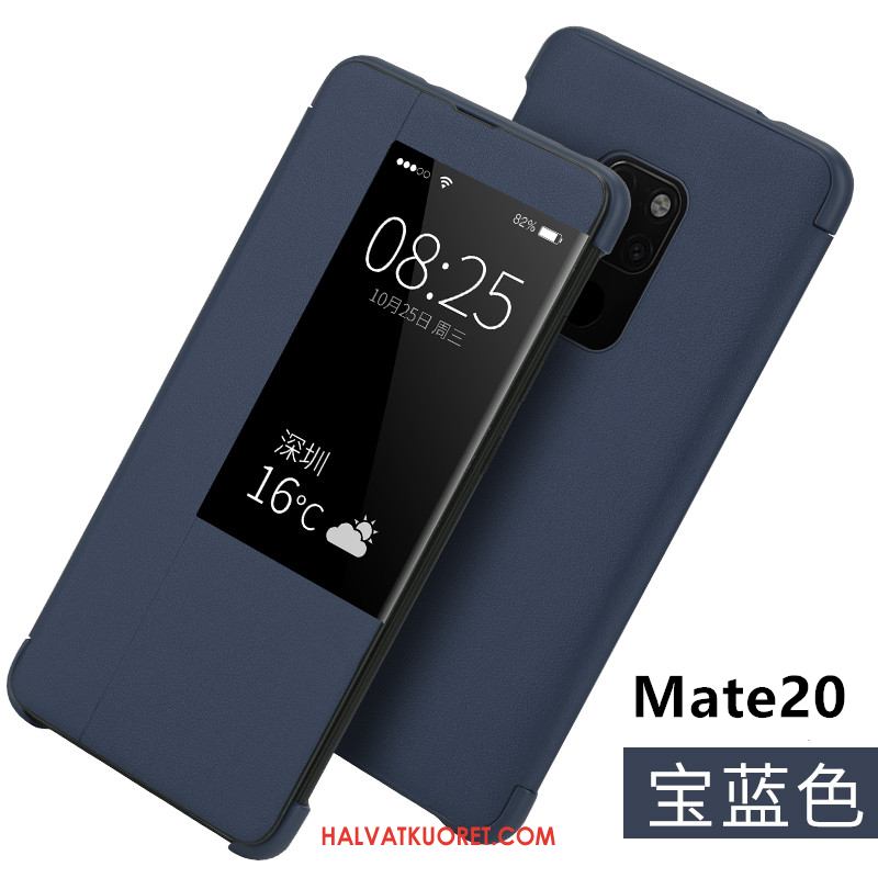 Huawei Mate 20 Kuoret Nahkakotelo Murtumaton, Huawei Mate 20 Kuori Suojaus Jauhe