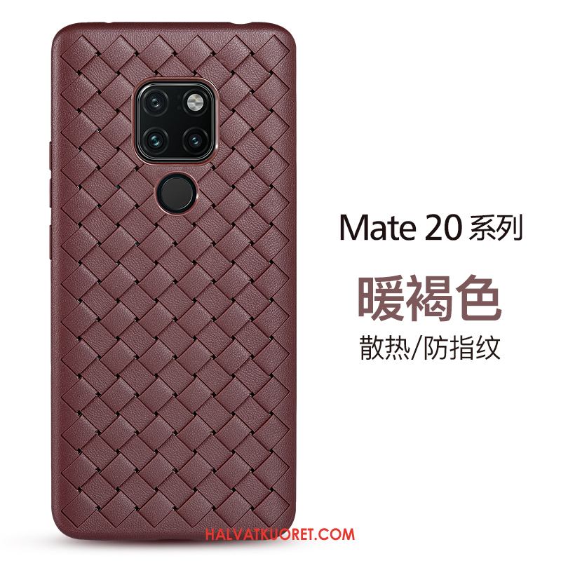 Huawei Mate 20 Kuoret Suojaus Trendi Pesty Suede, Huawei Mate 20 Kuori Persoonallisuus Hengittävä