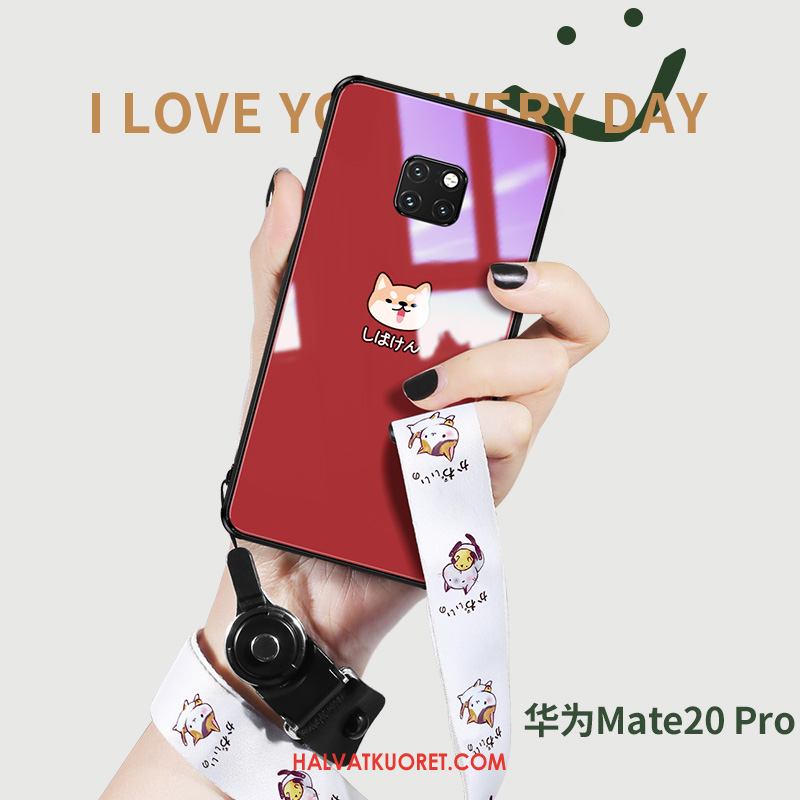 Huawei Mate 20 Pro Kuoret Net Red Silikoni Musta, Huawei Mate 20 Pro Kuori All Inclusive Persoonallisuus