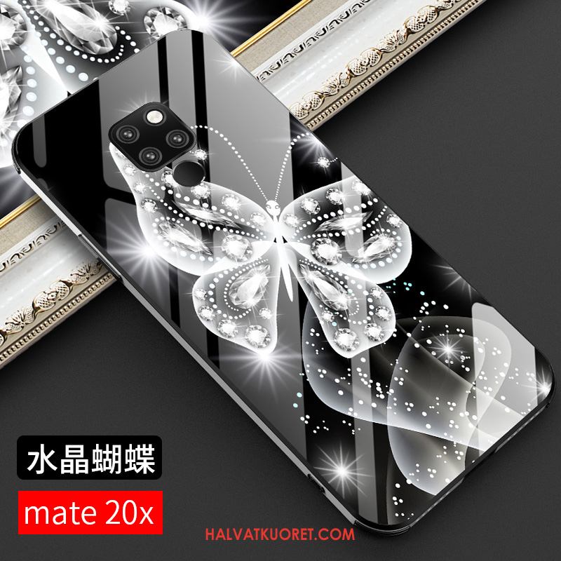 Huawei Mate 20 X Kuoret Suojaus Silikoni Ylellisyys, Huawei Mate 20 X Kuori All Inclusive Net Red