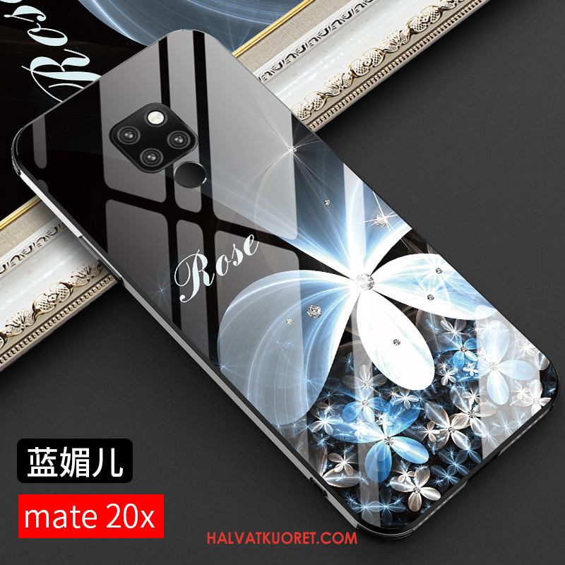 Huawei Mate 20 X Kuoret Suojaus Silikoni Ylellisyys, Huawei Mate 20 X Kuori All Inclusive Net Red