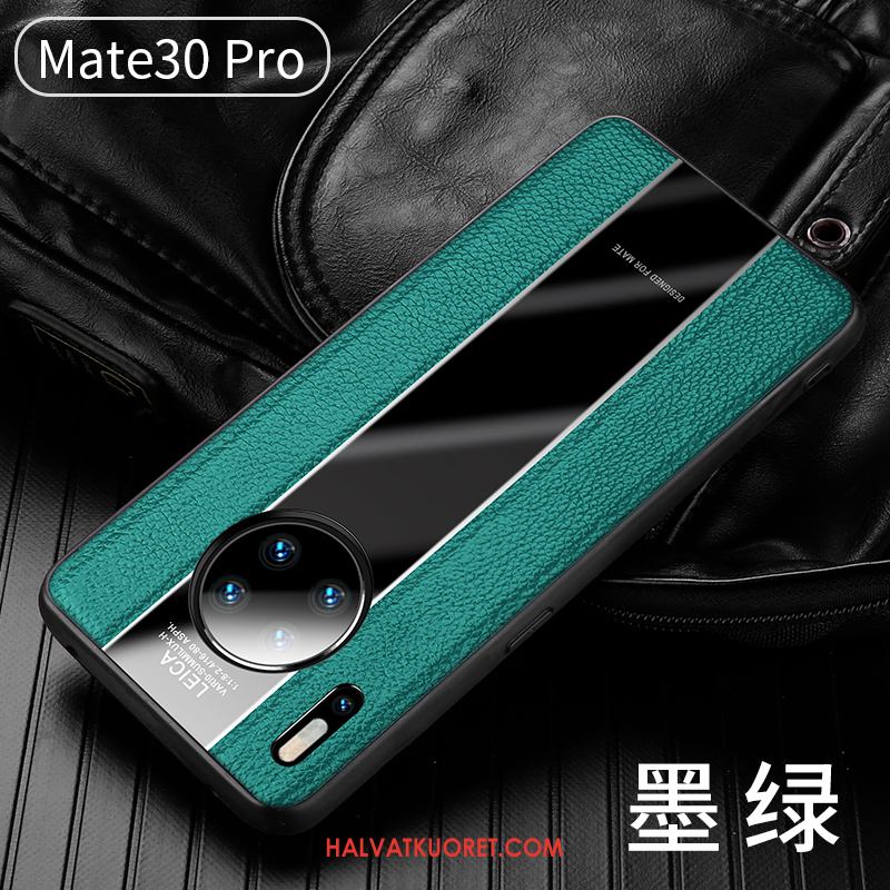 Huawei Mate 30 Pro Kuoret Aito Nahka Kotelo Silikoni, Huawei Mate 30 Pro Kuori All Inclusive Auto