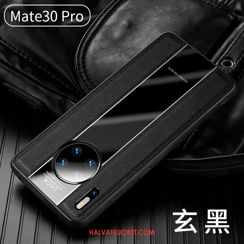Huawei Mate 30 Pro Kuoret Aito Nahka Kotelo Silikoni, Huawei Mate 30 Pro Kuori All Inclusive Auto