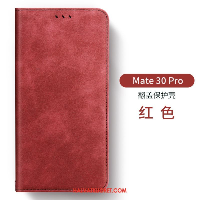 Huawei Mate 30 Pro Kuoret All Inclusive Pehmeä Neste Nahka, Huawei Mate 30 Pro Kuori Puhelimen