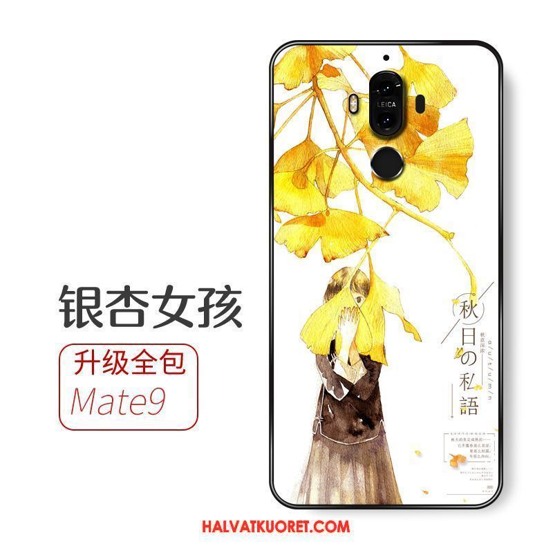 Huawei Mate 9 Kuoret Murtumaton Musta Silikoni, Huawei Mate 9 Kuori Suojaus Pehmeä Neste