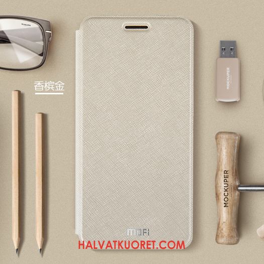 Huawei P Smart+ Kuoret Murtumaton Persoonallisuus Musta, Huawei P Smart+ Kuori Yksinkertainen Nahkakotelo