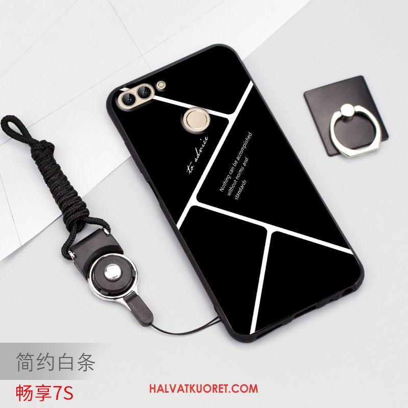 Huawei P Smart Kuoret Vaalean Musta Kotelo, Huawei P Smart Kuori Suojaus