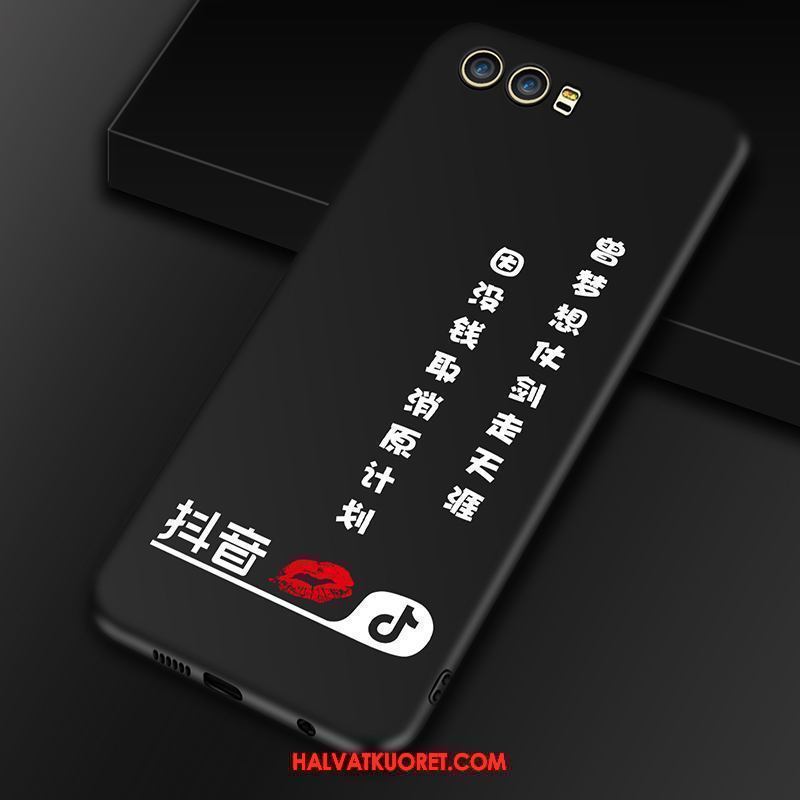 Huawei P10 Kuoret Persoonallisuus Musta Kotelo, Huawei P10 Kuori Pehmeä Neste Murtumaton