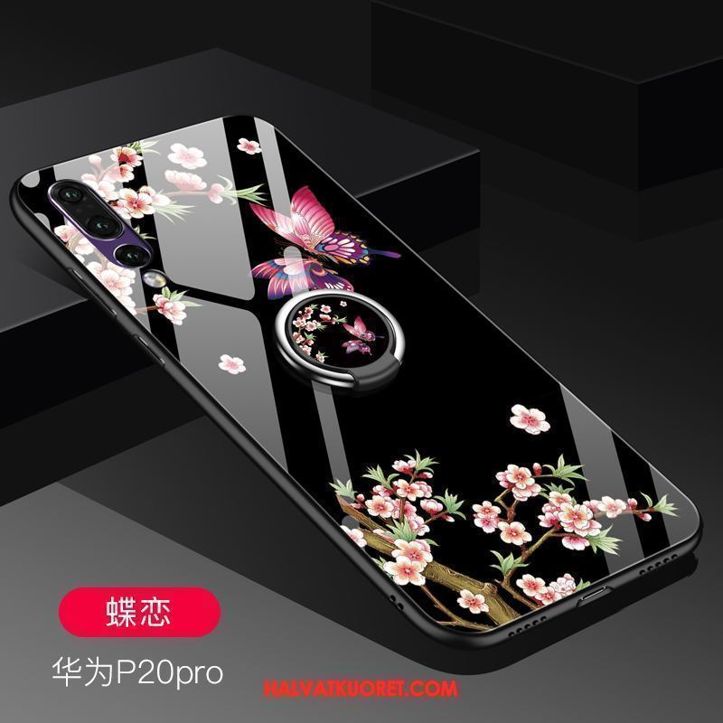Huawei P20 Pro Kuoret Silikoni Trendi All Inclusive, Huawei P20 Pro Kuori Ihana Musta