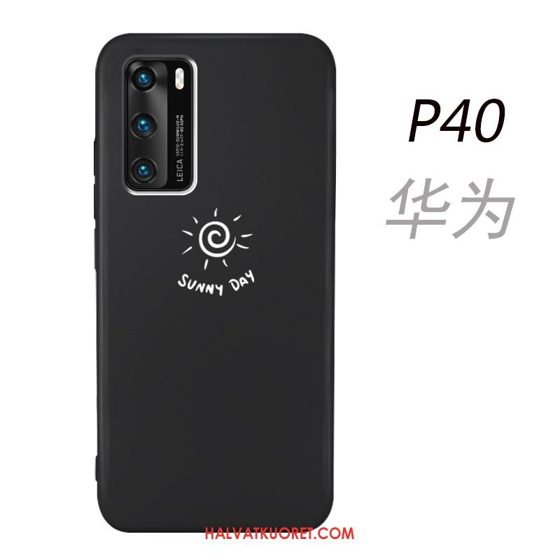 Huawei P40 Kuoret Persoonallisuus Puhelimen Suojaus, Huawei P40 Kuori Musta Luova