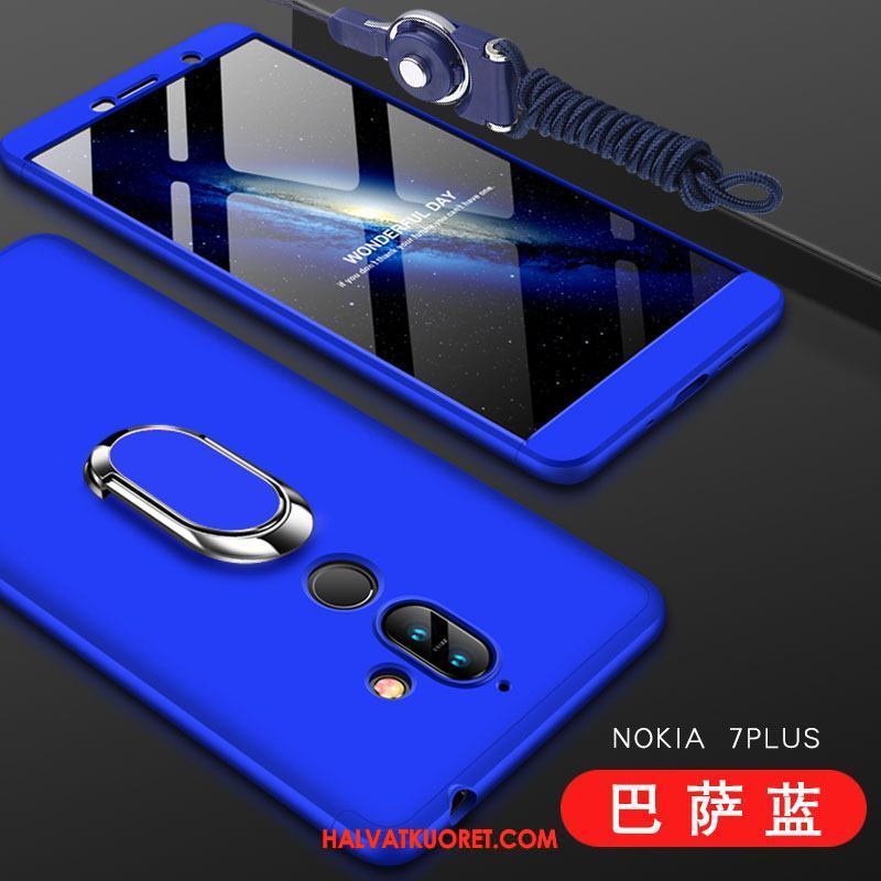 Nokia 7 Plus Kuoret Kova Suojaus Sininen, Nokia 7 Plus Kuori All Inclusive Kotelo