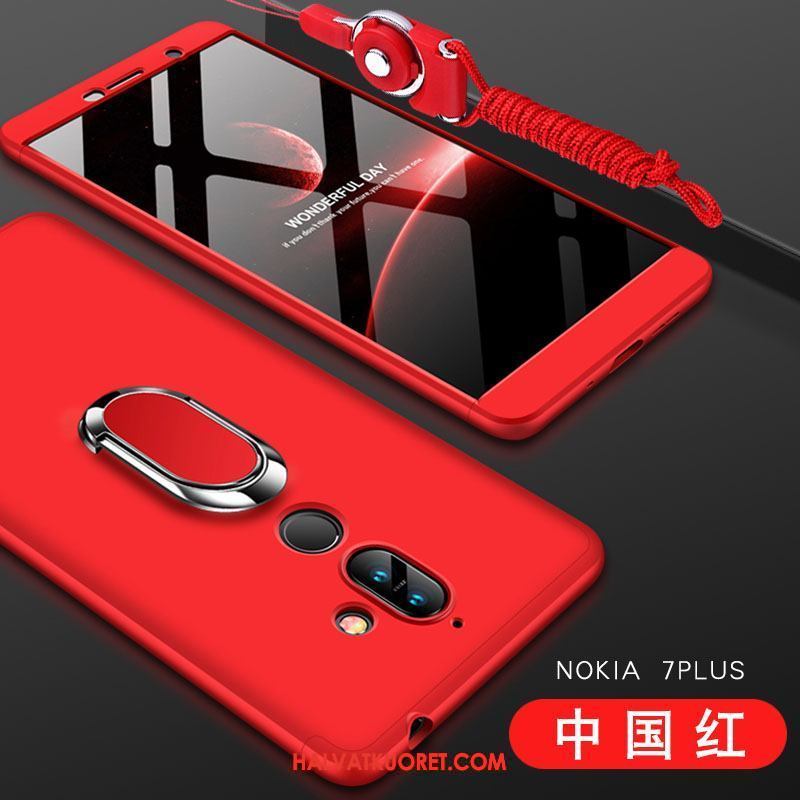 Nokia 7 Plus Kuoret Kova Suojaus Sininen, Nokia 7 Plus Kuori All Inclusive Kotelo
