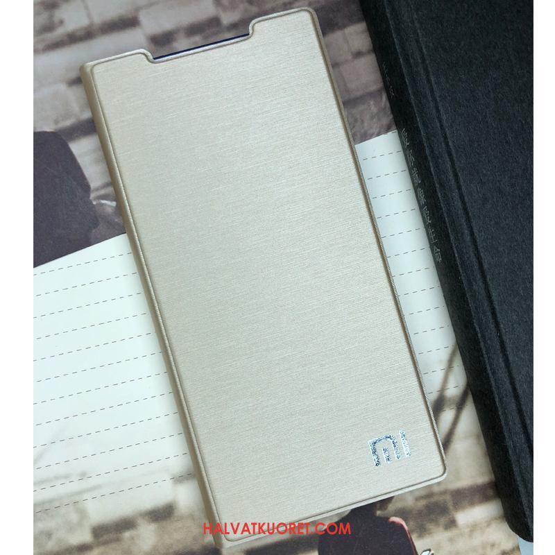 Redmi Note 7 Kuoret Punainen Suojaus, Redmi Note 7 Kuori Nahkakotelo Kova Beige