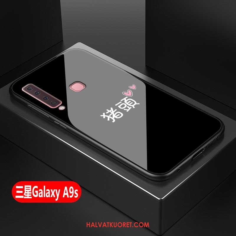 Samsung Galaxy A9 2018 Kuoret All Inclusive Net Red Suojaus, Samsung Galaxy A9 2018 Kuori Valkoinen Pieni