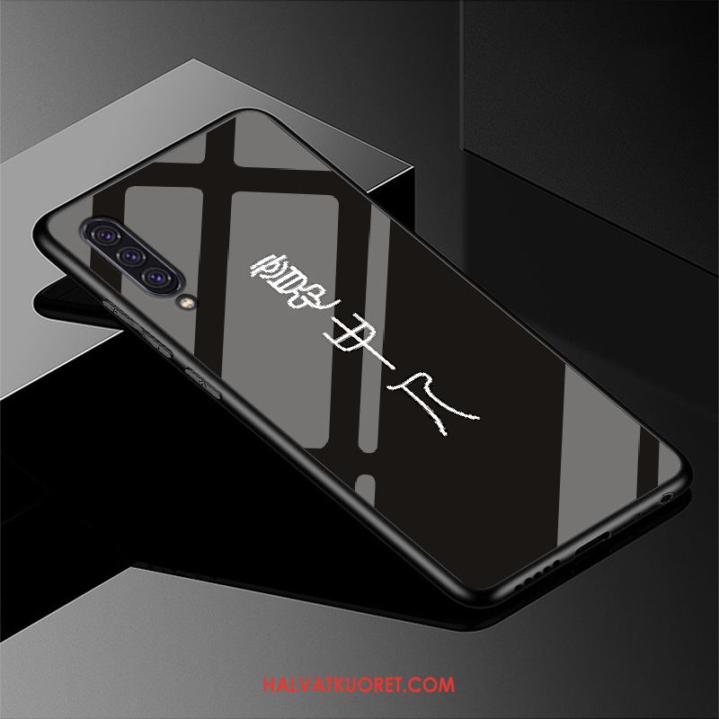 Samsung Galaxy A90 5g Kuoret Yksinkertainen Silikoni Musta, Samsung Galaxy A90 5g Kuori Puhelimen Lasi