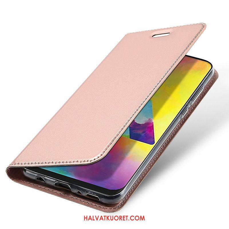 Samsung Galaxy M20 Kuoret Näytönsuojus Pinkki Kotelo, Samsung Galaxy M20 Kuori Kulta Tähti