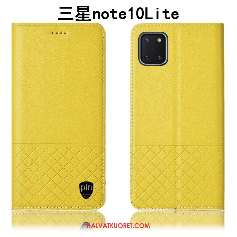 Samsung Galaxy Note 10 Lite Kuoret Nahkakotelo Suojaus Puhelimen, Samsung Galaxy Note 10 Lite Kuori Murtumaton