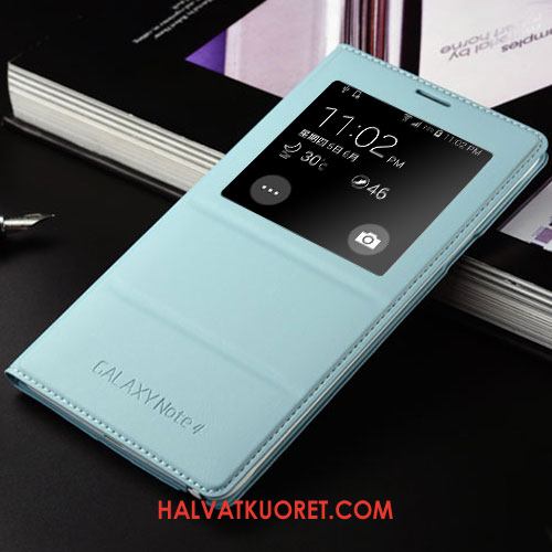 Samsung Galaxy Note 4 Kuoret Simpukka Sininen Murtumaton, Samsung Galaxy Note 4 Kuori Puhelimen