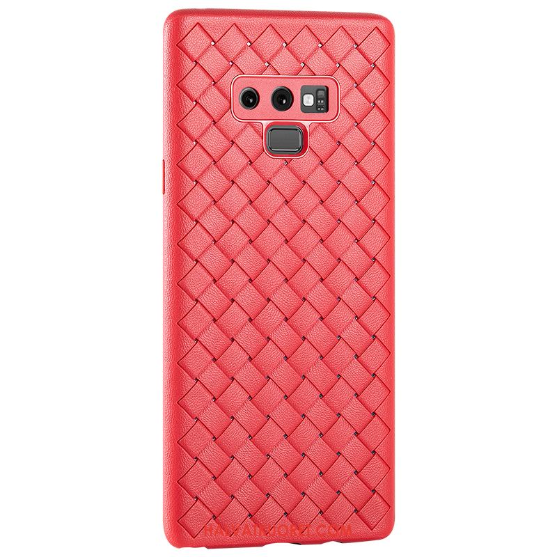 Samsung Galaxy Note 9 Kuoret Pehmeä Neste Net Red All Inclusive, Samsung Galaxy Note 9 Kuori Jauhe Kukkakuvio