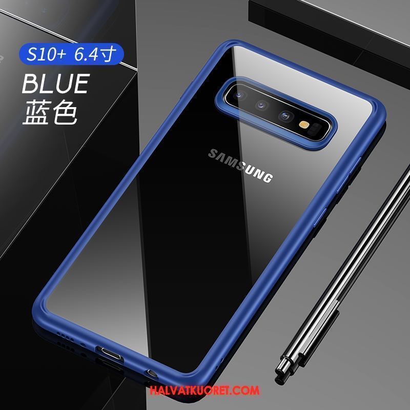 Samsung Galaxy S10+ Kuoret Yksinkertainen Silikoni Net Red, Samsung Galaxy S10+ Kuori Uusi Ohut