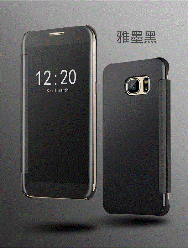 Samsung Galaxy S6 Edge Kuoret Nahkakotelo Lisävarusteet Suojaus, Samsung Galaxy S6 Edge Kuori Kulta Tähti