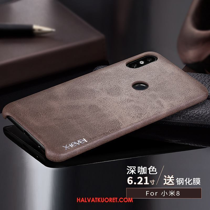 Xiaomi Mi 8 Kuoret All Inclusive Ohut Pieni, Xiaomi Mi 8 Kuori Persoonallisuus Beige