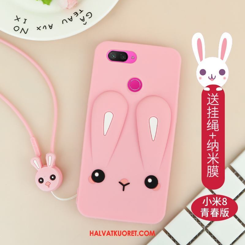 Xiaomi Mi 8 Lite Kuoret Nuoret All Inclusive Murtumaton, Xiaomi Mi 8 Lite Kuori Ihana Beige