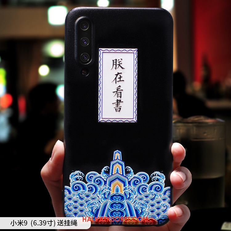 Xiaomi Mi 9 Kuoret Ripustettavat Koristeet Tide-brändi Persoonallisuus, Xiaomi Mi 9 Kuori Ohut Pieni Beige