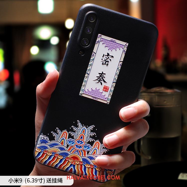 Xiaomi Mi 9 Kuoret Ripustettavat Koristeet Tide-brändi Persoonallisuus, Xiaomi Mi 9 Kuori Ohut Pieni Beige