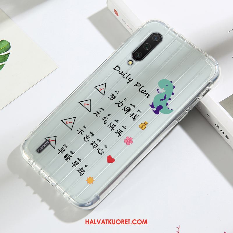 Xiaomi Mi 9 Lite Kuoret Pehmeä Neste Kotelo Tila, Xiaomi Mi 9 Lite Kuori Yksinkertainen All Inclusive Beige
