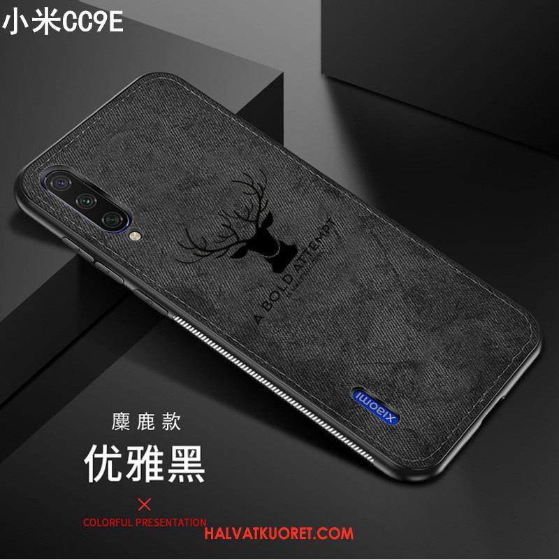 Xiaomi Mi 9 Lite Kuoret Puhelimen Kukkakuvio, Xiaomi Mi 9 Lite Kuori Karkaisu Tide-brändi Beige
