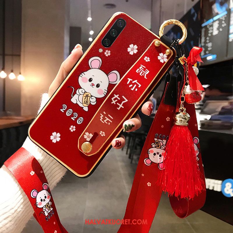 Xiaomi Mi 9 Lite Kuoret Silikoni Murtumaton Punainen, Xiaomi Mi 9 Lite Kuori Nuoret Rotta Beige