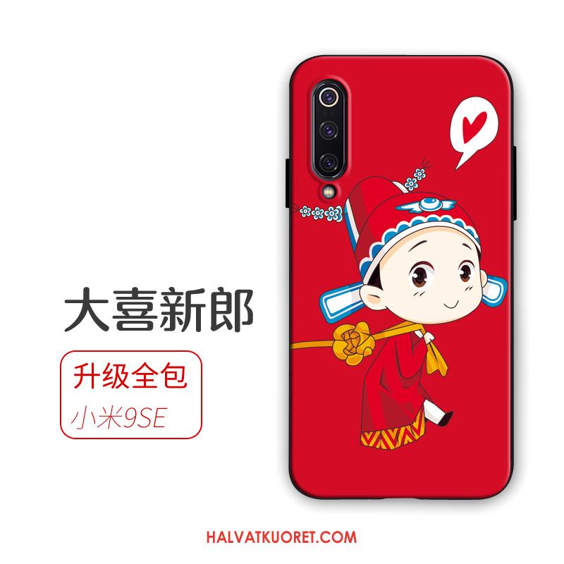 Xiaomi Mi 9 Se Kuoret Puhelimen Pieni Sarjakuva, Xiaomi Mi 9 Se Kuori All Inclusive Punainen Beige