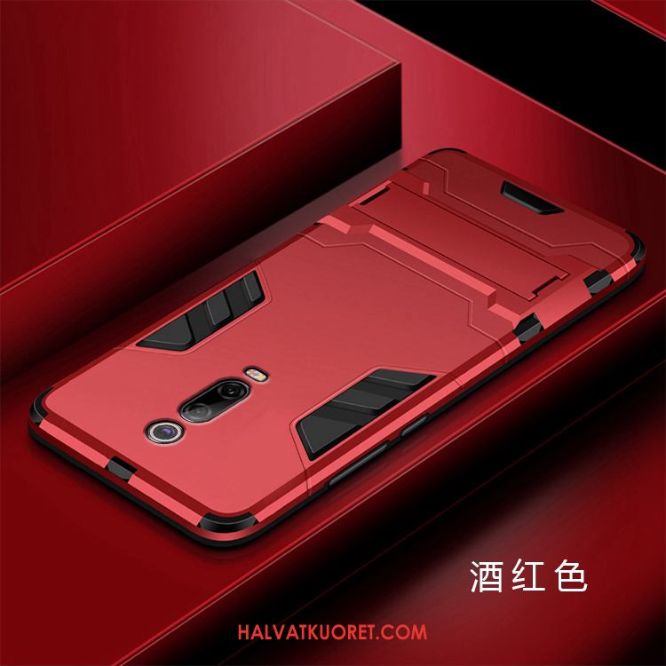 Xiaomi Mi 9t Kuoret Harmaa Tuki Yksinkertainen, Xiaomi Mi 9t Kuori Panssari Murtumaton Beige