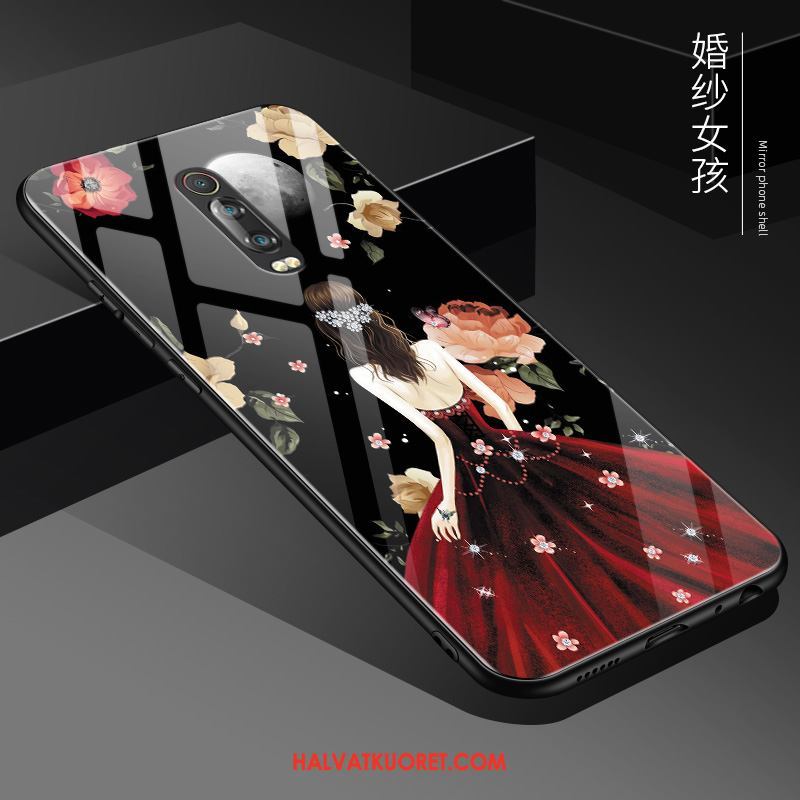 Xiaomi Mi 9t Pro Kuoret Lasi All Inclusive Peili, Xiaomi Mi 9t Pro Kuori Tide-brändi Silikoni Beige
