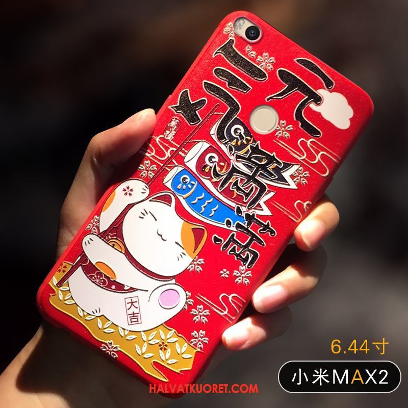 Xiaomi Mi Max 2 Kuoret Punainen Tide-brändi Persoonallisuus, Xiaomi Mi Max 2 Kuori Kotelo Kissa Beige