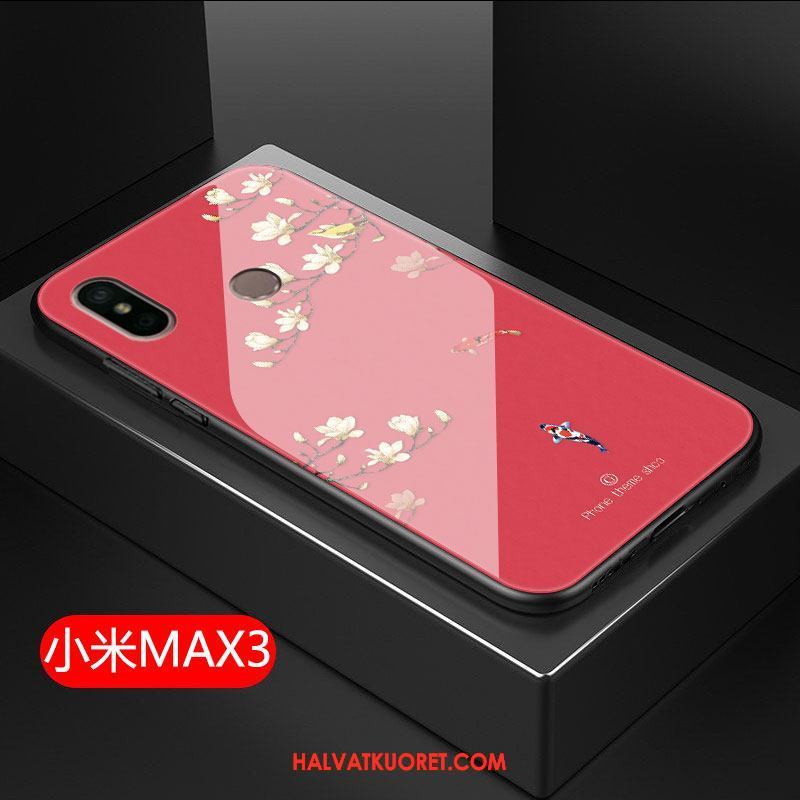 Xiaomi Mi Max 3 Kuoret Punainen Pehmeä Neste Pieni, Xiaomi Mi Max 3 Kuori Taide Kotelo Beige
