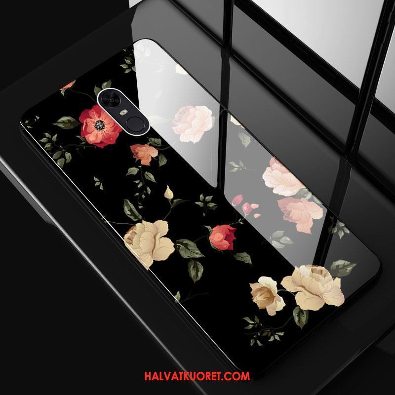 Xiaomi Redmi 5 Kuoret Persoonallisuus Musta Kotelo, Xiaomi Redmi 5 Kuori All Inclusive Punainen Beige