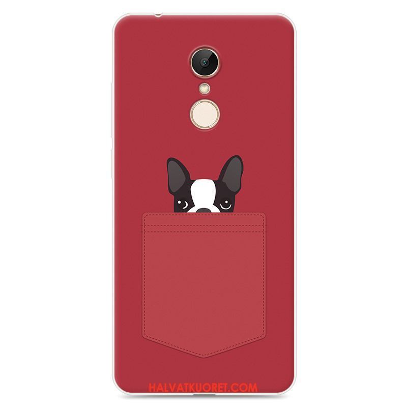 Xiaomi Redmi 5 Kuoret Tummansininen Punainen Sarjakuva, Xiaomi Redmi 5 Kuori Puhelimen Silikoni Beige