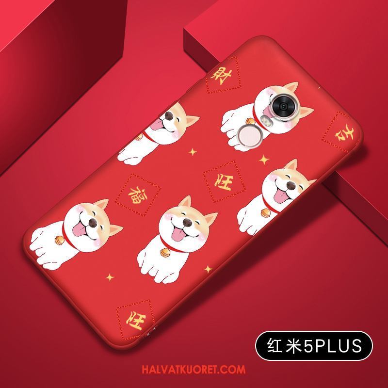 Xiaomi Redmi 5 Plus Kuoret Pehmeä Neste Trendi, Xiaomi Redmi 5 Plus Kuori Suojaus Valkoinen Beige