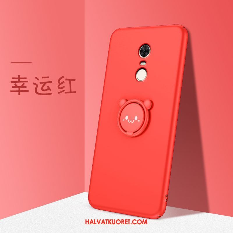 Xiaomi Redmi 5 Plus Kuoret Pieni Silikoni Punainen, Xiaomi Redmi 5 Plus Kuori Trendi Suojaus Beige