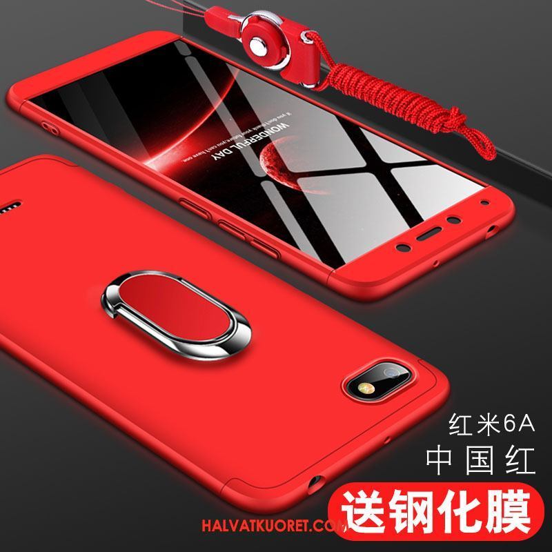 Xiaomi Redmi 6a Kuoret Murtumaton Punainen Pesty Suede, Xiaomi Redmi 6a Kuori Yksinkertainen Beige