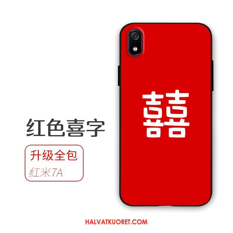 Xiaomi Redmi 7a Kuoret Punainen Kotelo, Xiaomi Redmi 7a Kuori Pehmeä Neste Rakastunut Beige