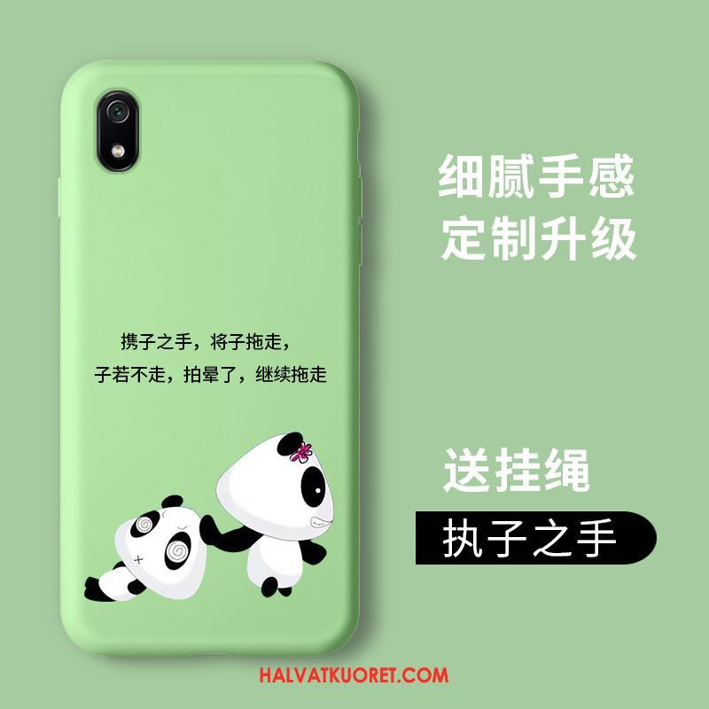Xiaomi Redmi 7a Kuoret Vihreä Suojaus Persoonallisuus, Xiaomi Redmi 7a Kuori Karkaisu Puhelimen Beige