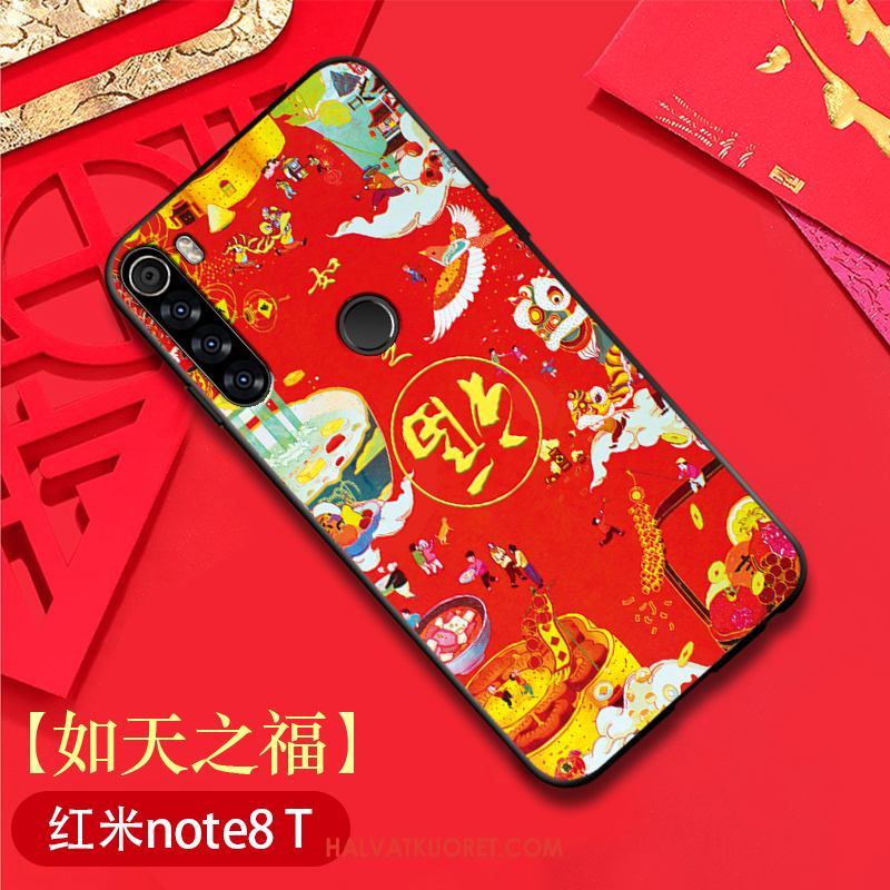 Xiaomi Redmi Note 8t Kuoret Kotelo Suojaus, Xiaomi Redmi Note 8t Kuori All Inclusive Ohut Beige