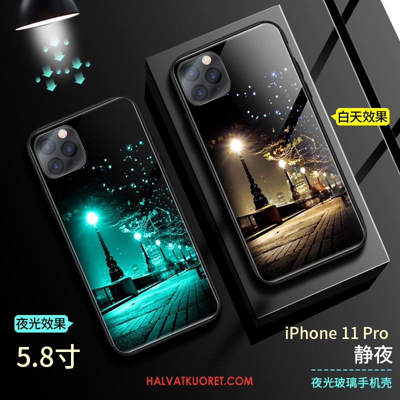 iPhone 11 Pro Kuoret Peili Ylellisyys Persoonallisuus, iPhone 11 Pro Kuori Sininen Tide-brändi