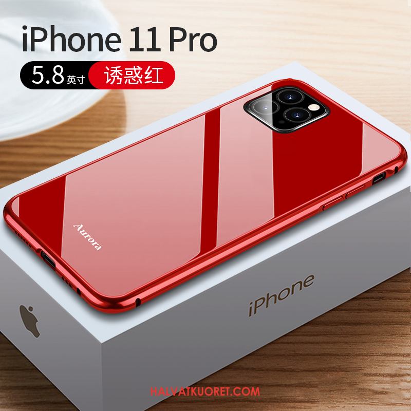 iPhone 11 Pro Kuoret Ylellisyys Punainen Uusi, iPhone 11 Pro Kuori Kotelo Metalli